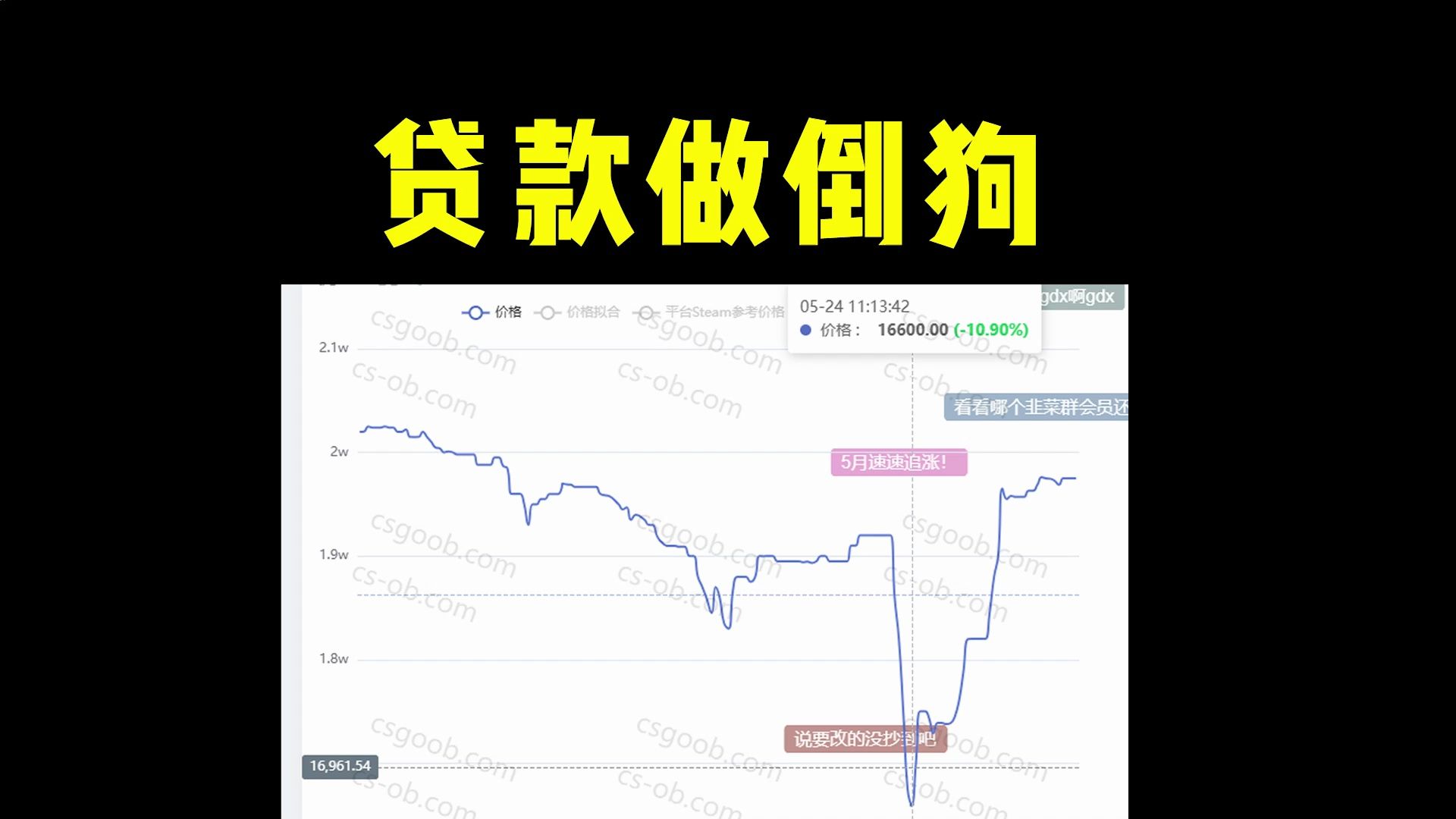 [图]CS2倒狗传奇之《我靠倒饰品背上巨额负债》