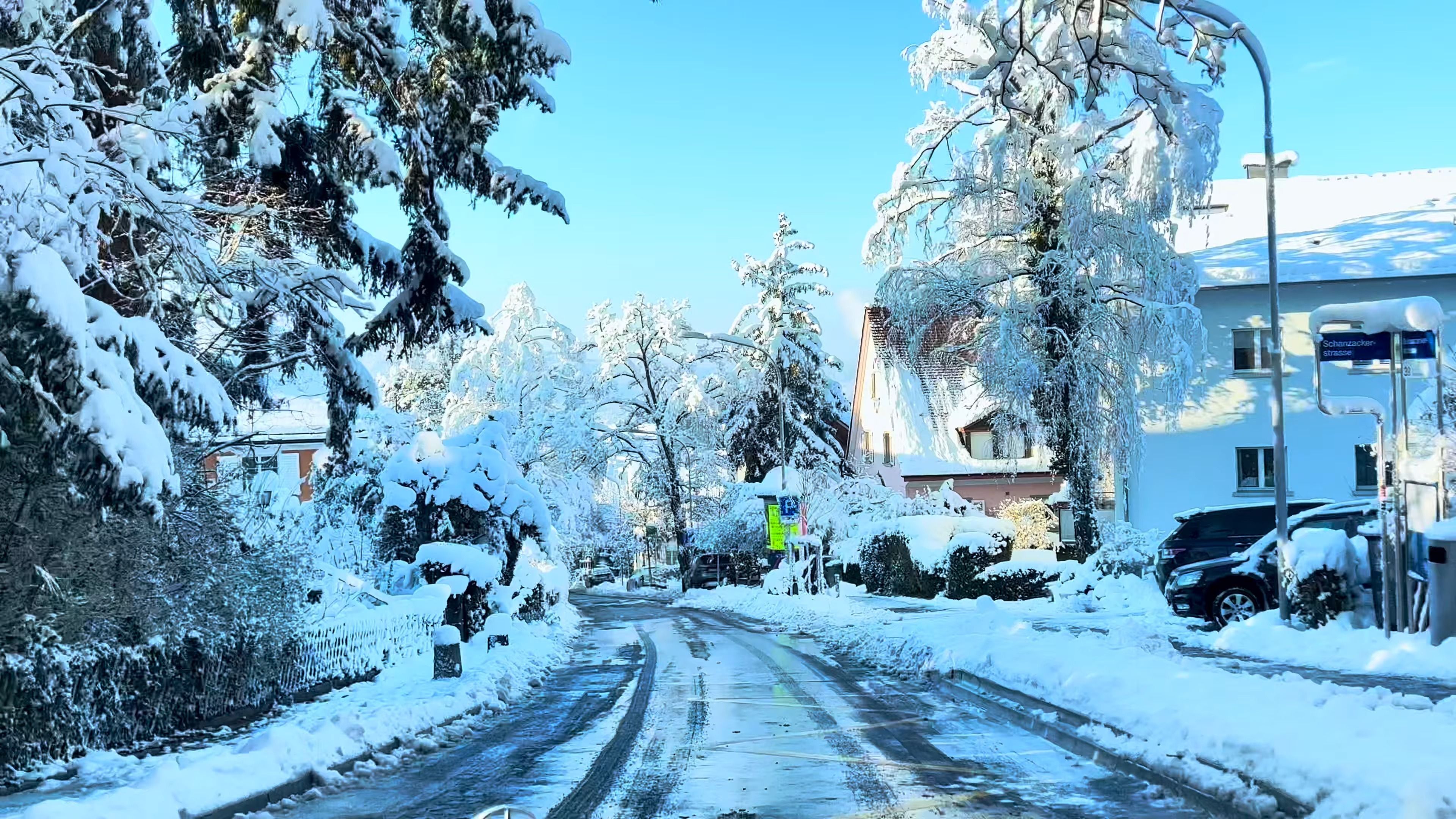 【4k】瑞士 -苏黎世的银装素裹-冬季仙境