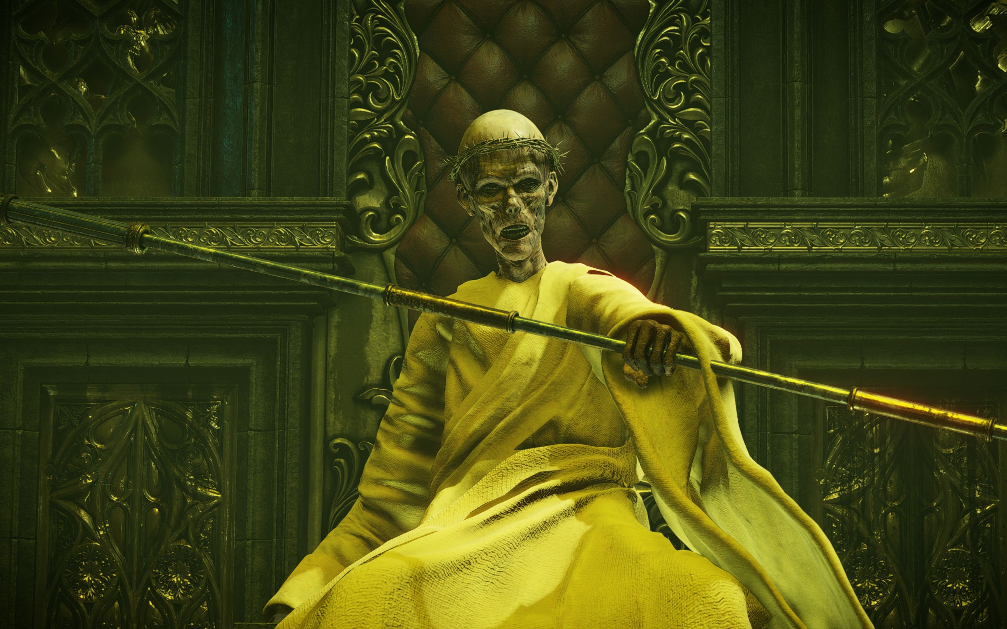 恶魔之魂重制 黄衣老者 背刺 龙之大剑 4