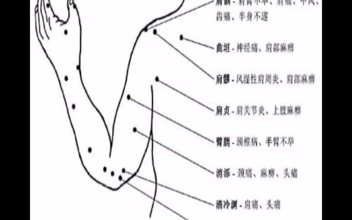 手臂穴位及功效哔哩哔哩bilibili