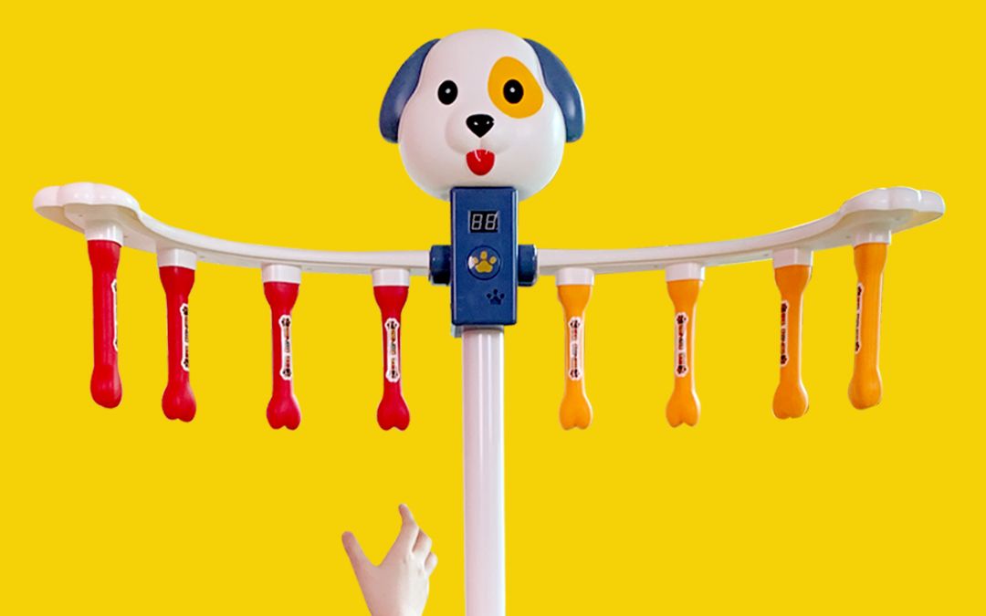 judy玩具测评,眼疾手快大挑战,看judy能抓住几根骨头