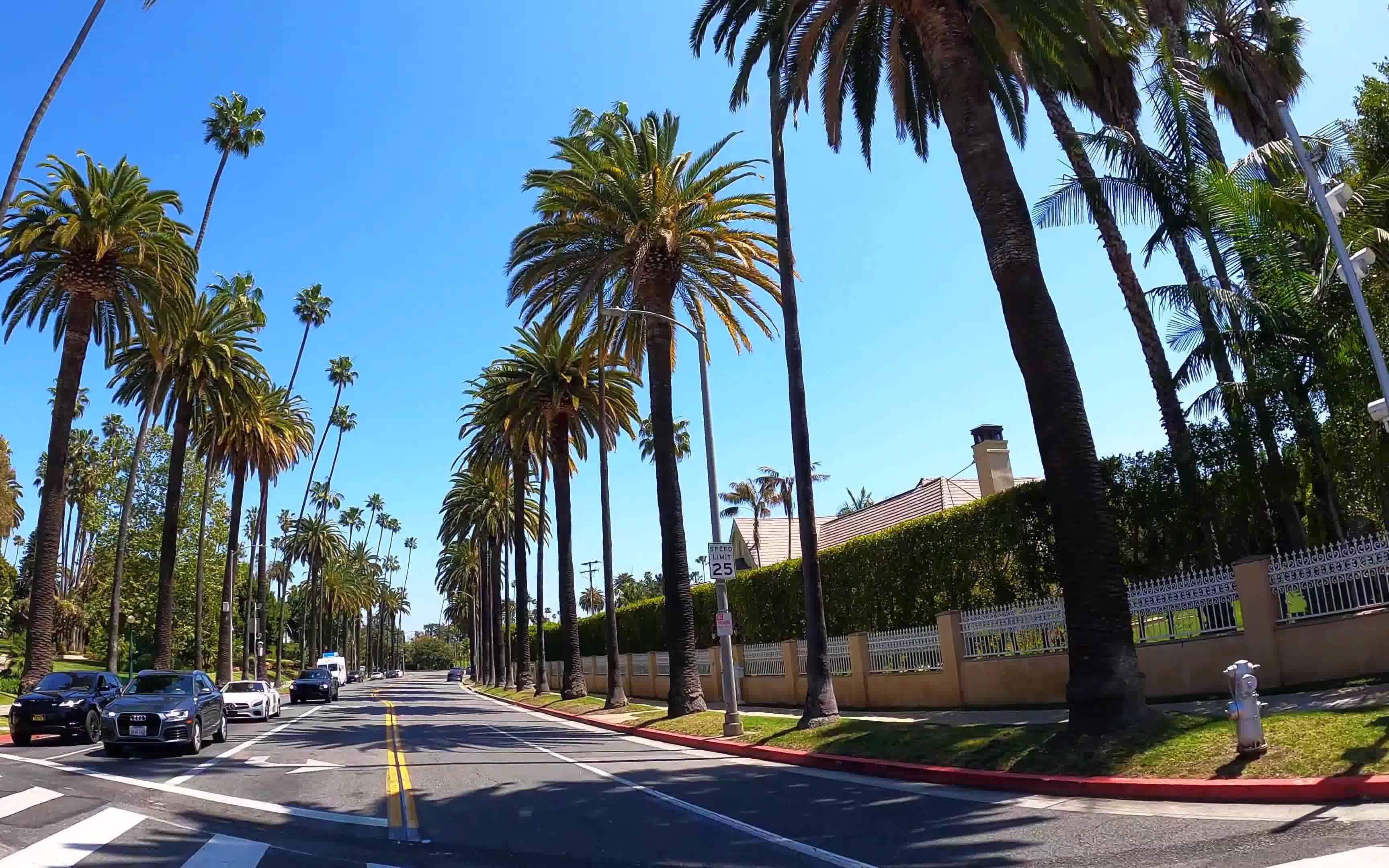 [4k] 洛杉矶比弗利山庄住宅区 beverly hills residential