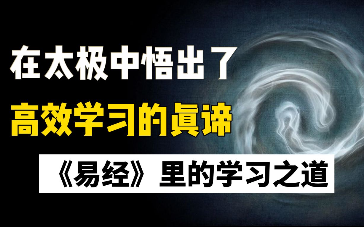 《易经》中发现的高效学习方法,从太极生两仪,到暴涨学习力哔哩哔哩bilibili