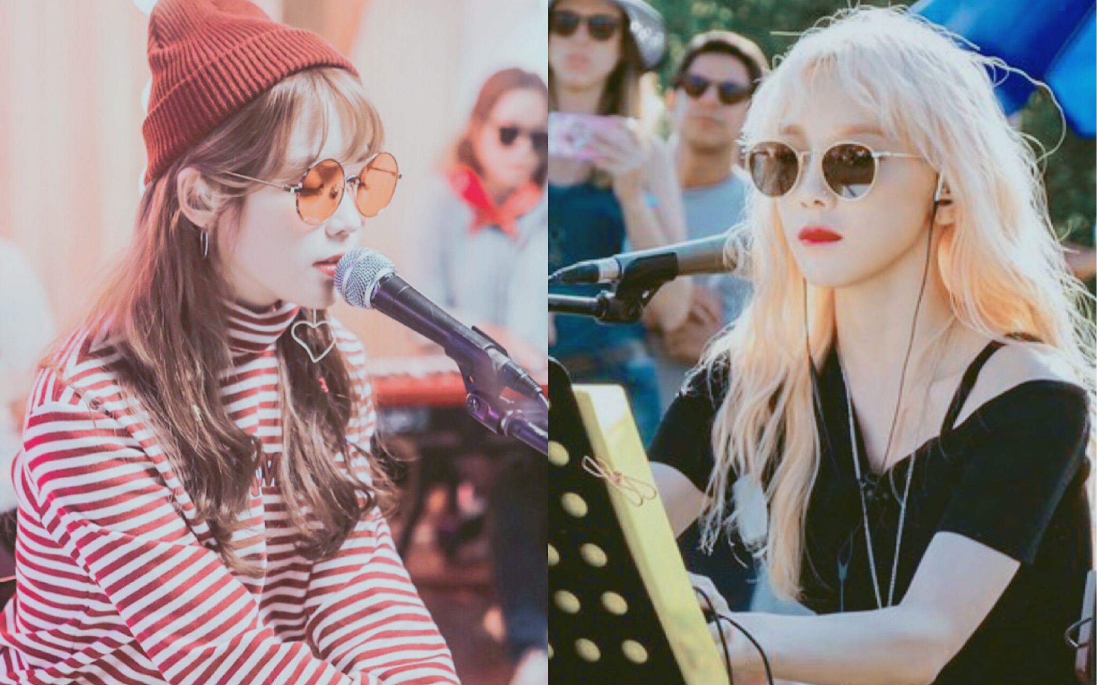 【iu&金泰妍】南韩solo女王——不服的,老娘行走cd的live水平打你的脸