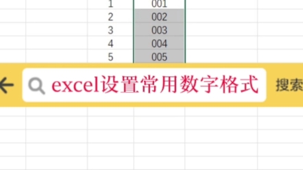 excel设置常用数字格式,直接输入3位数会显示成1位数?#excel #office办公软件 #办公软件技巧哔哩哔哩bilibili