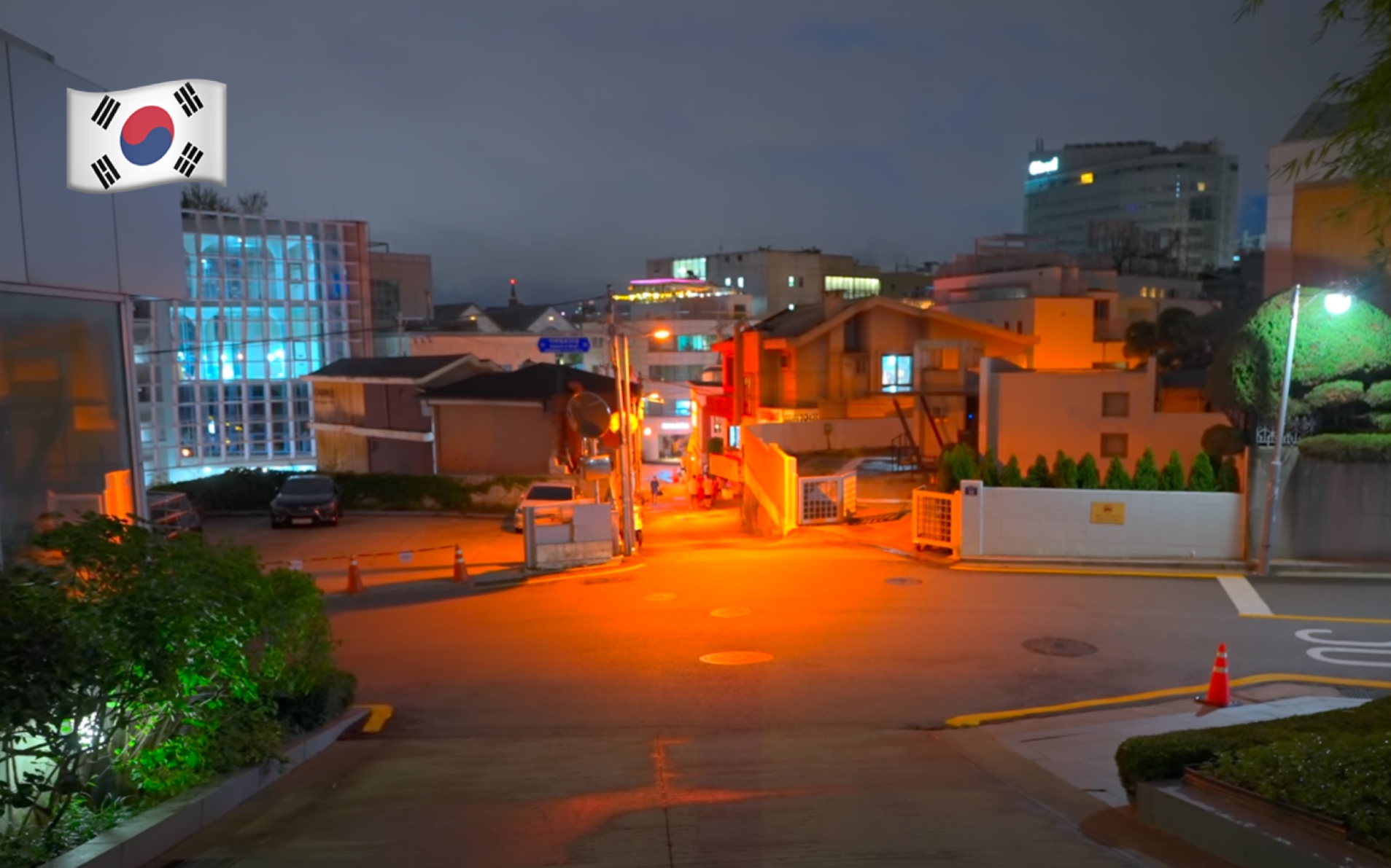 【超清】7月周六夜间漫步游韩国首尔龙山区汉南洞 拍摄日期:2023.7.22