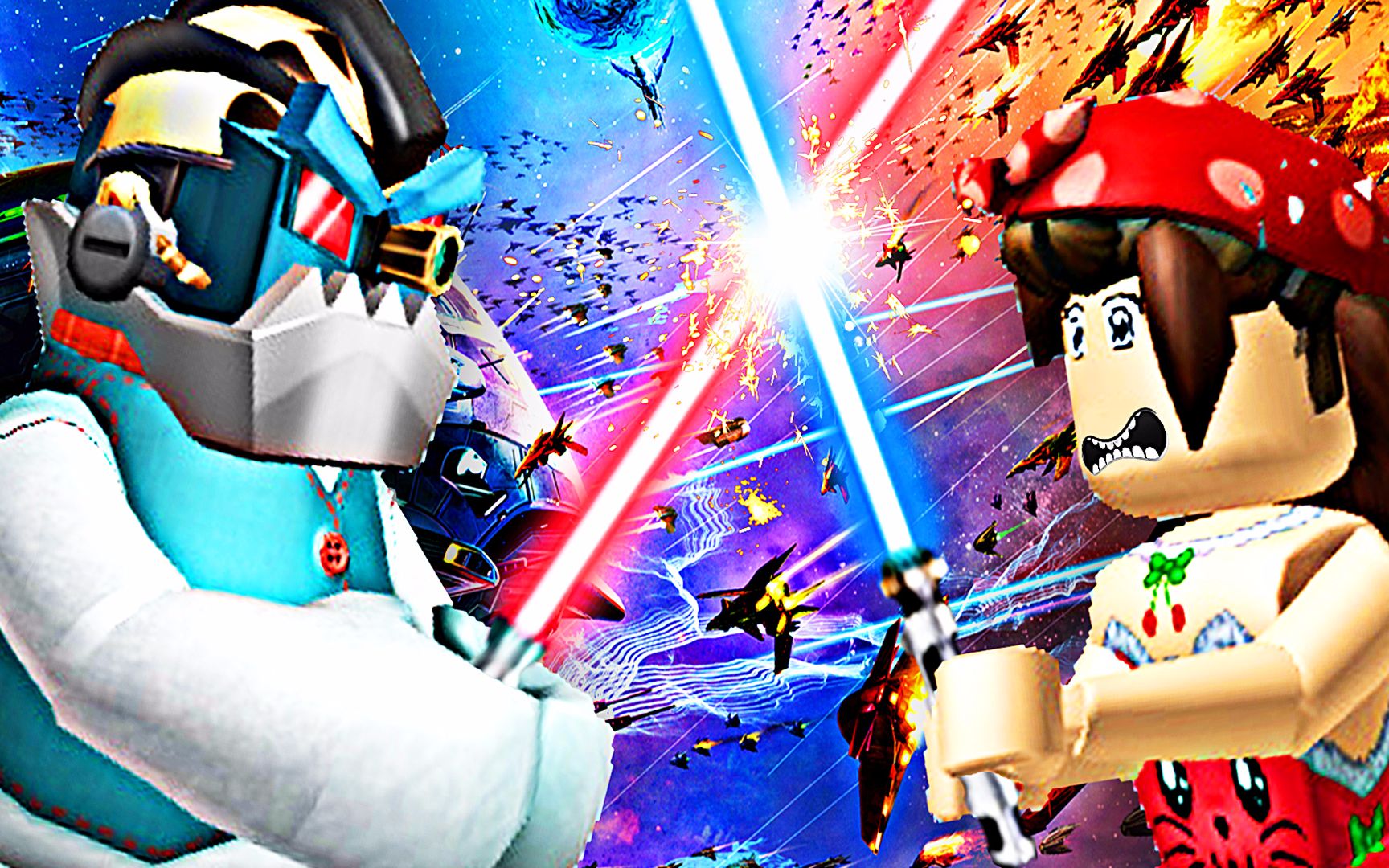 【屌德斯&小熙】 roblox史诗小游戏模拟器 全新星球大战主题枪战绝地