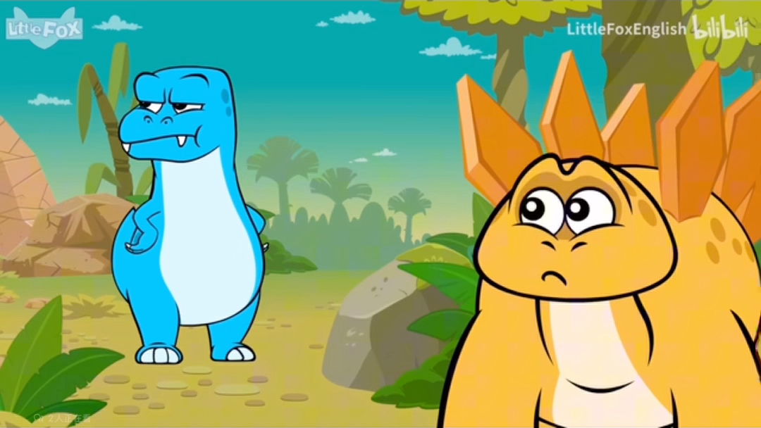 the dinosaur blinked.