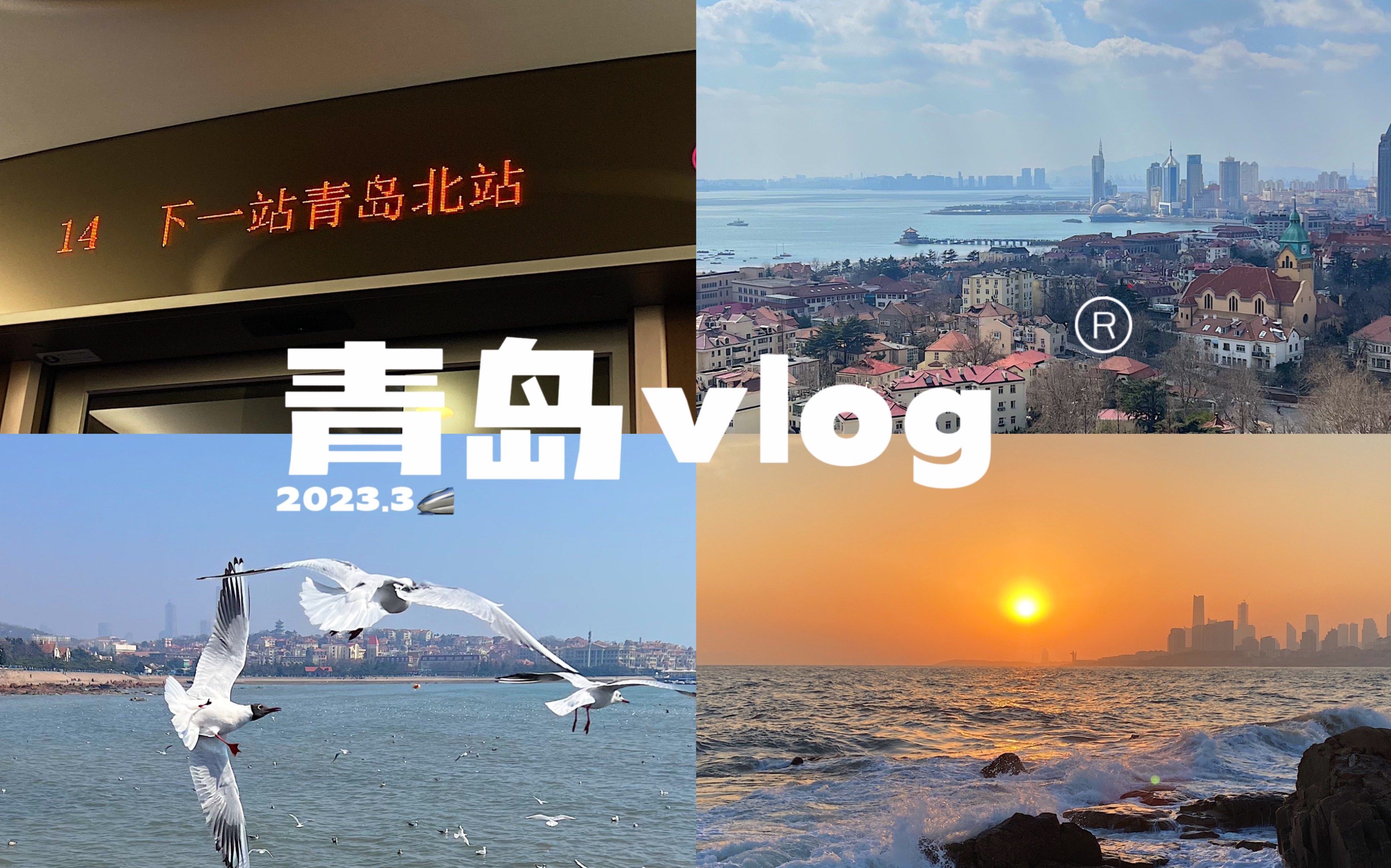 [图]青岛旅行vlog 三月份的青岛太过于美好 这次没能玩到尽兴 遗憾就留到下次的旅行吧 下次一定要在青岛吃吃吃个够