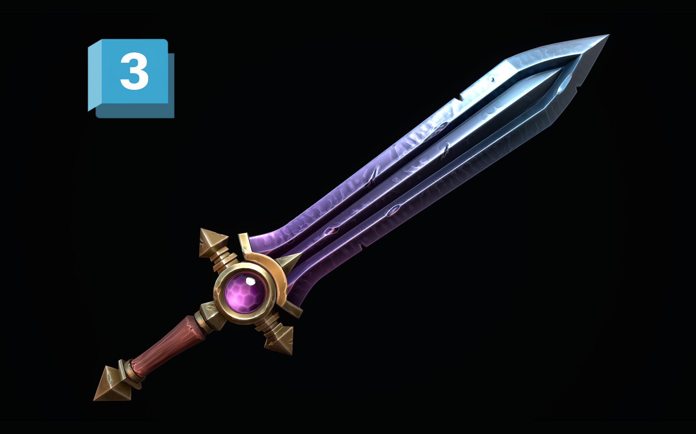 次世代武器"寒光大宝剑"模型制作,零基础布线卡线技巧