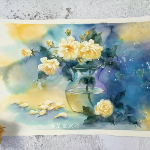 水彩画(静物)196 Полдень, 绘画由Tatyana Zakharova | ArtMajeur