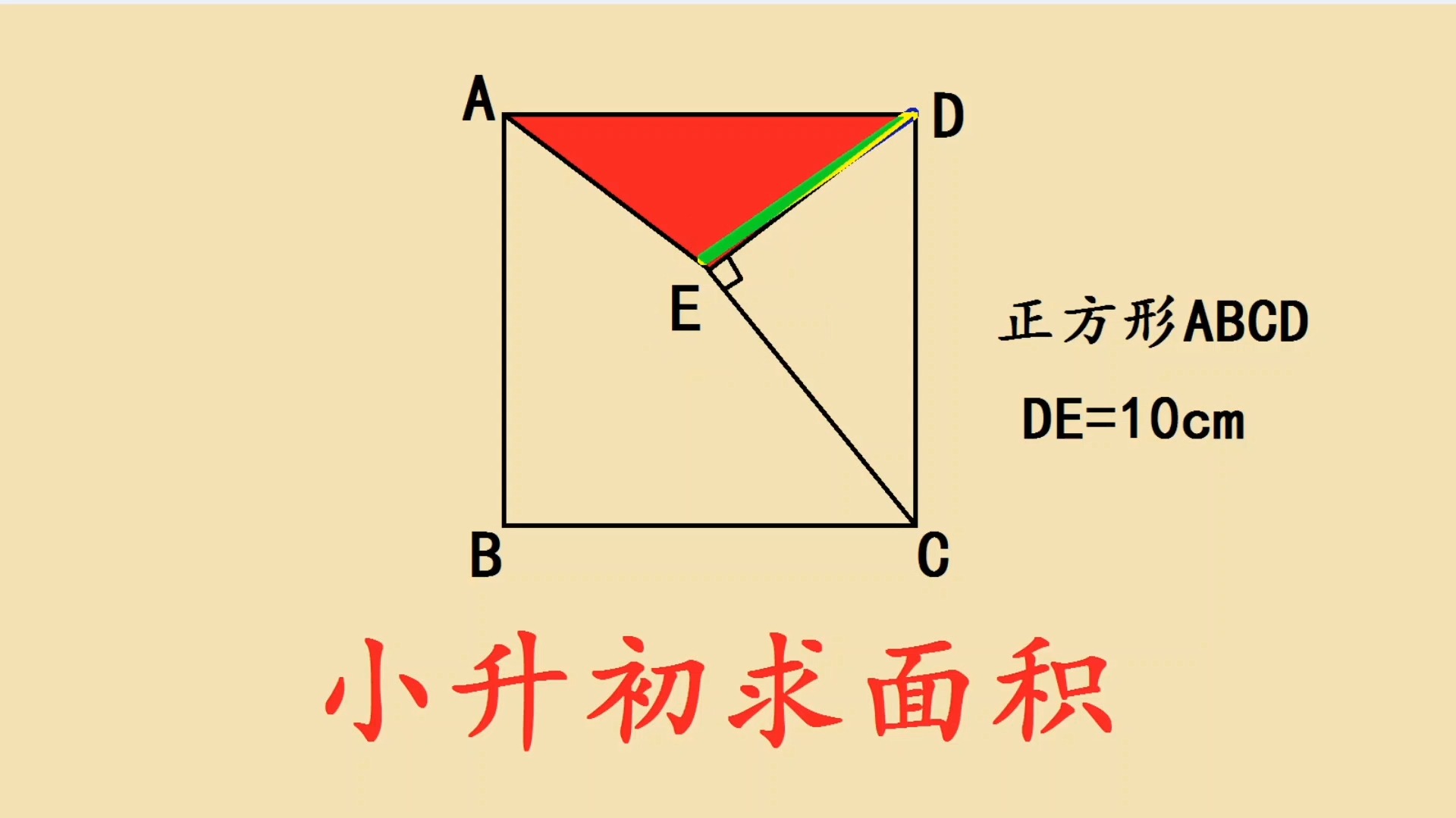 衡水名校小升初招生题:几何求面积,少见的解题方法哔哩哔哩bilibili