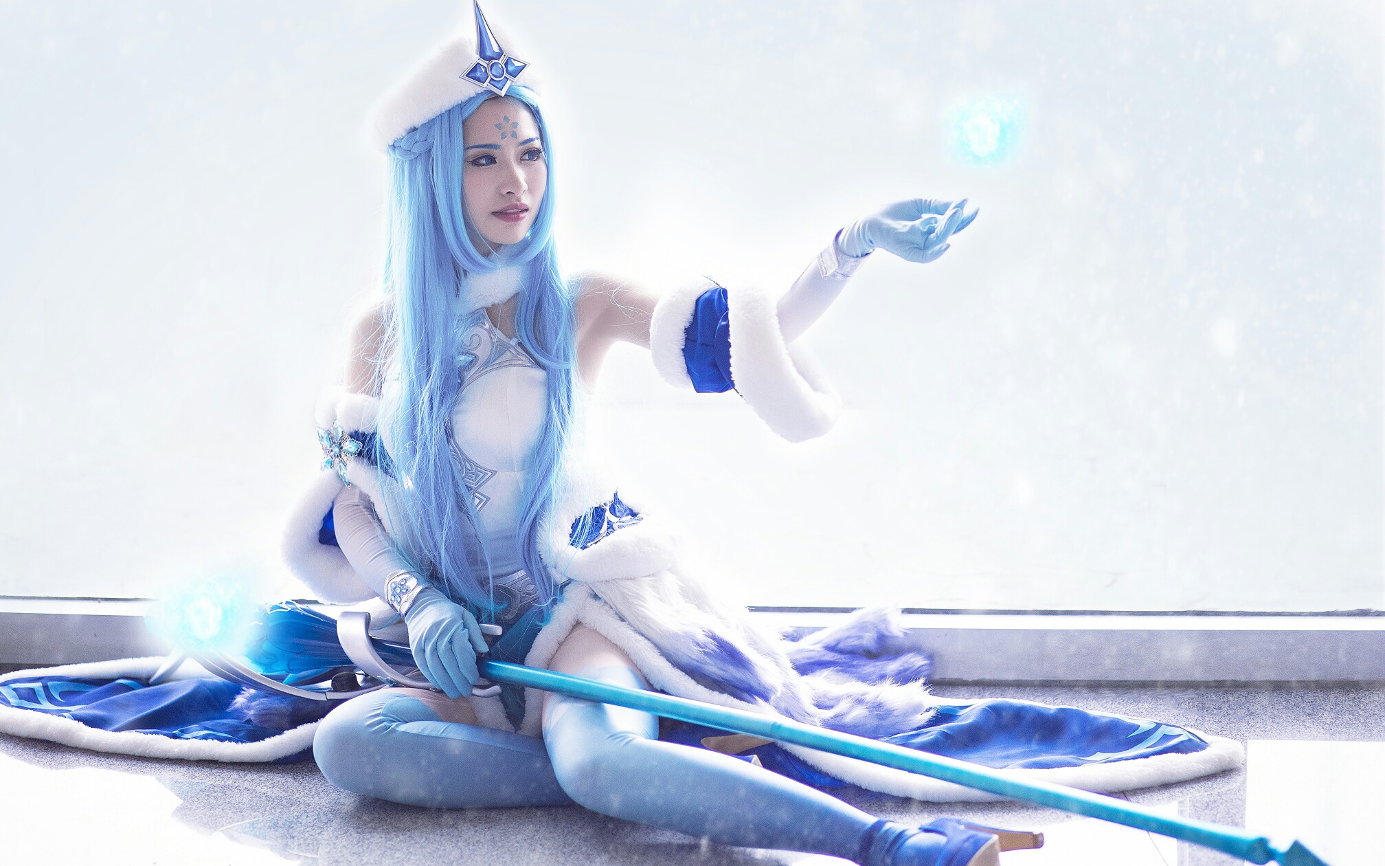 王者荣耀王昭君冰雪之华cos_哔哩哔哩 (゜-゜)つロ 干杯~-bilibili
