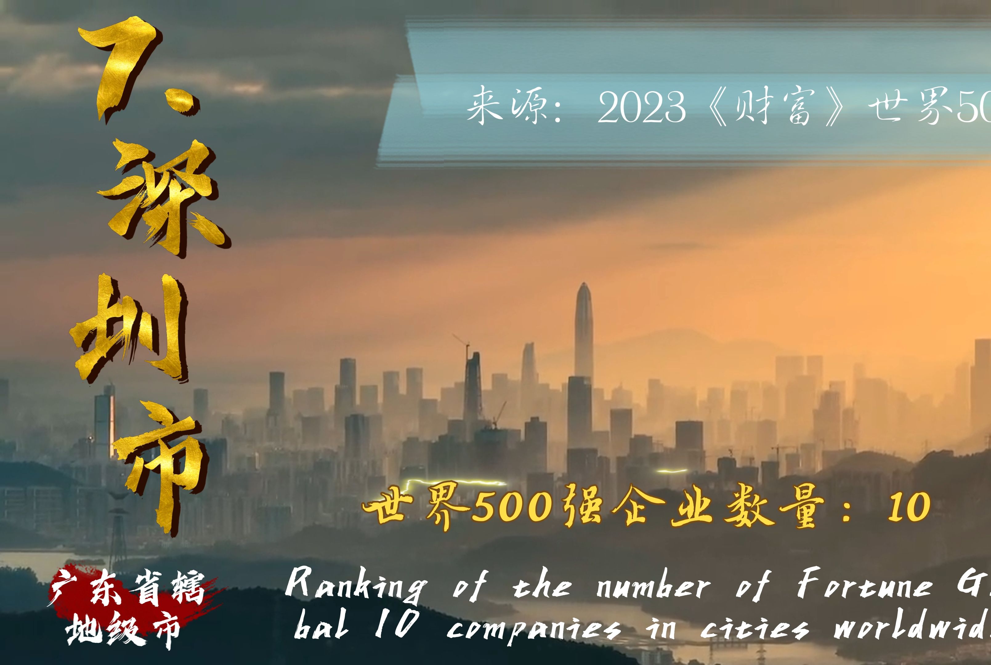 2023《财富》世界500强全球城市分布数量排行榜 第11——1名哔哩哔哩bilibili