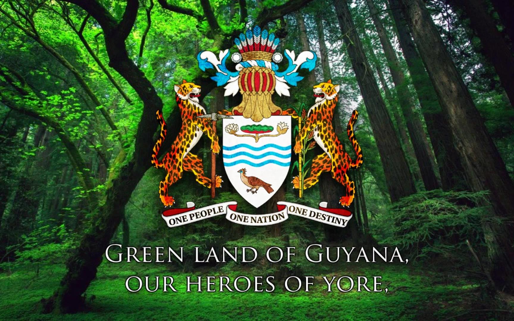 [derovolk] 圭亚那国歌 - 平原辽阔广大,阳光雨露使你成为富饶的国家