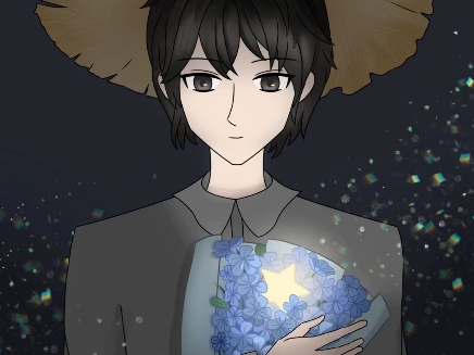 星星和花束 板绘《三体》云天明