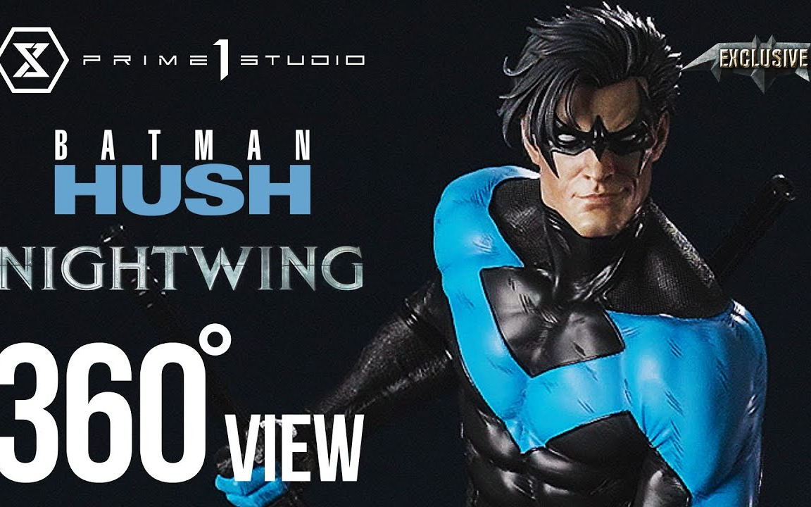 prime1studios夜翼360度展示短棒棒紧身裤我叫夜翼你记住