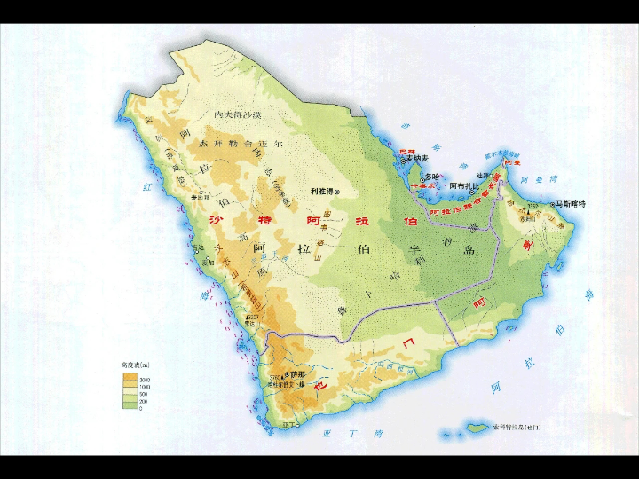 地图感知训练:这里是亚洲(部分)