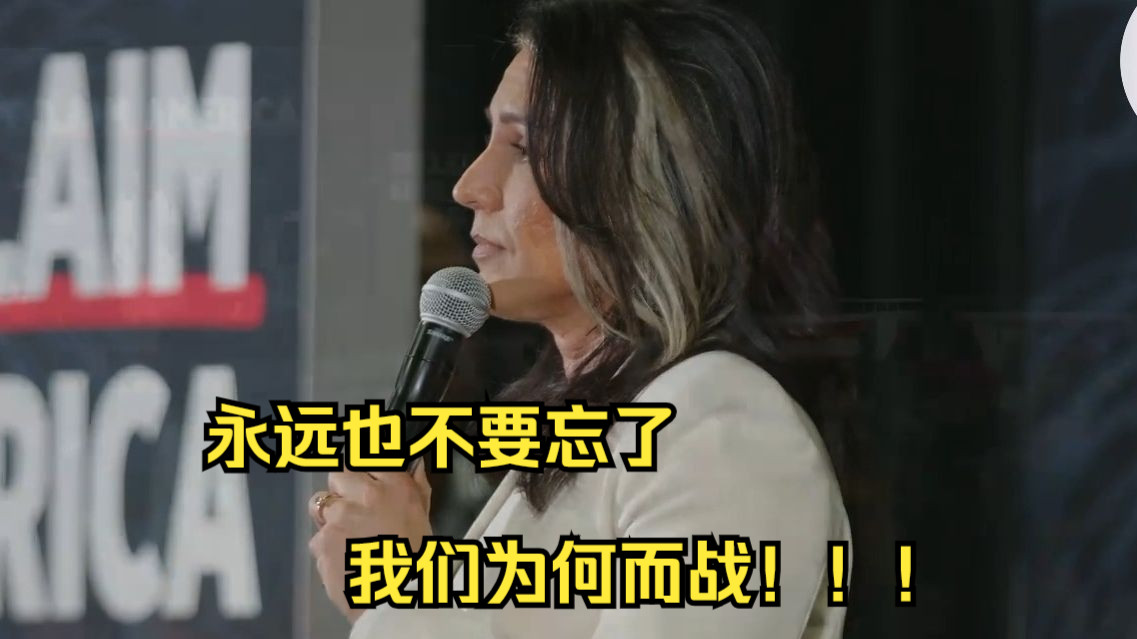 10月30日 图尔西对卡马拉·哈里斯的外交政策立场和她对军队的漠视