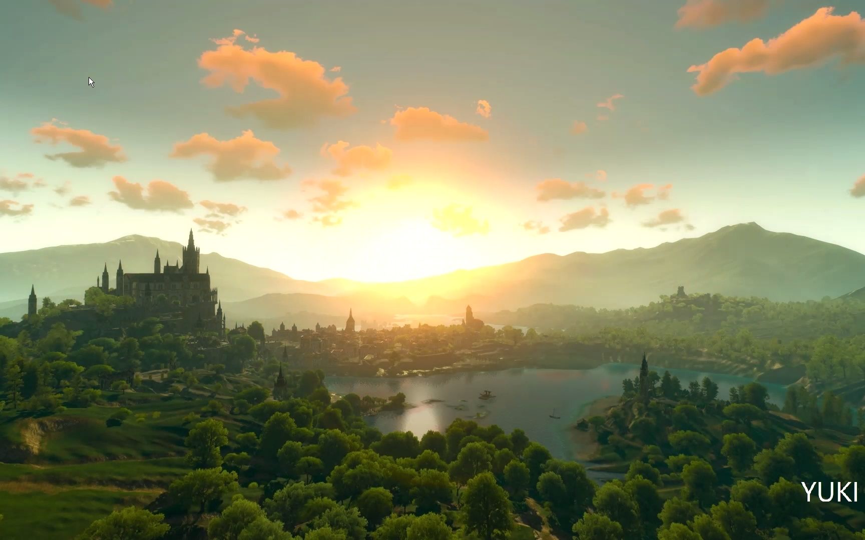 the witcher 3 巫师三|绝美陶森特|陶森特美景