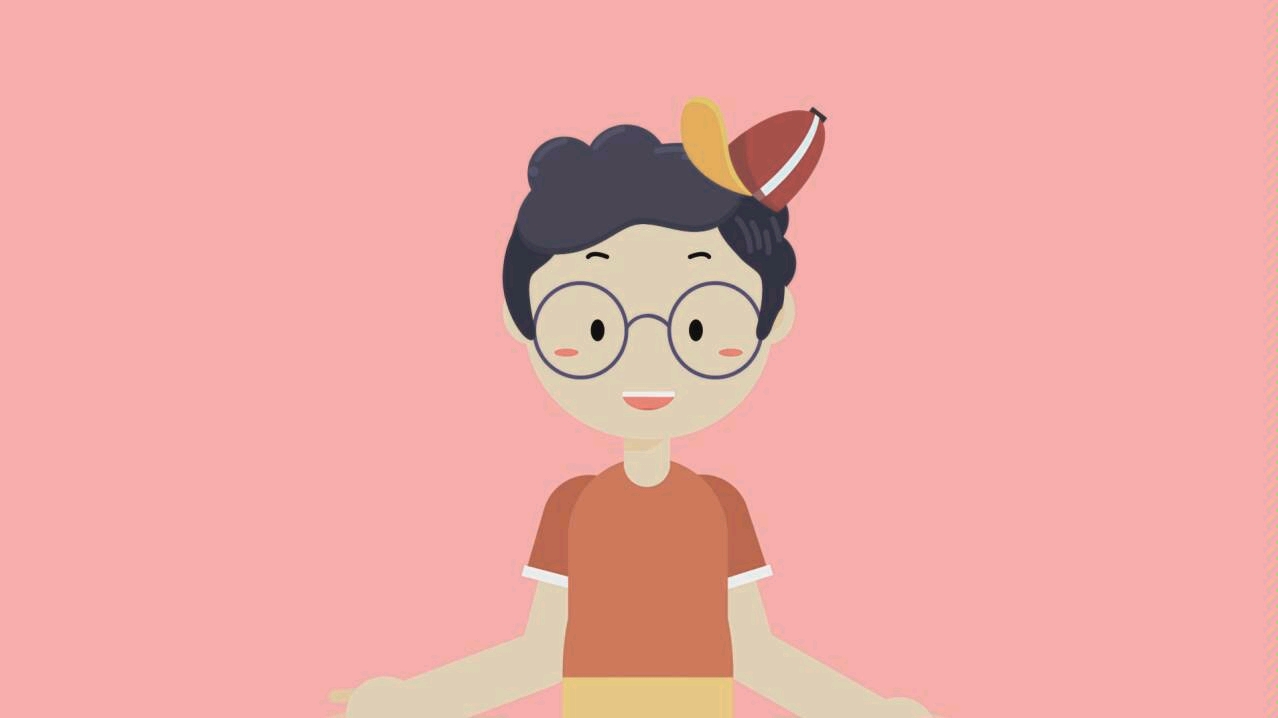 ae制作mg动画人物面部动画每日一练