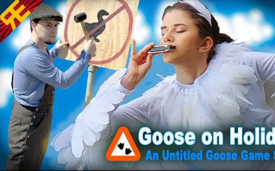 [图]GOOSE ON HOLIDAY: An Untitled Goose Game Song [by Random Encounters]