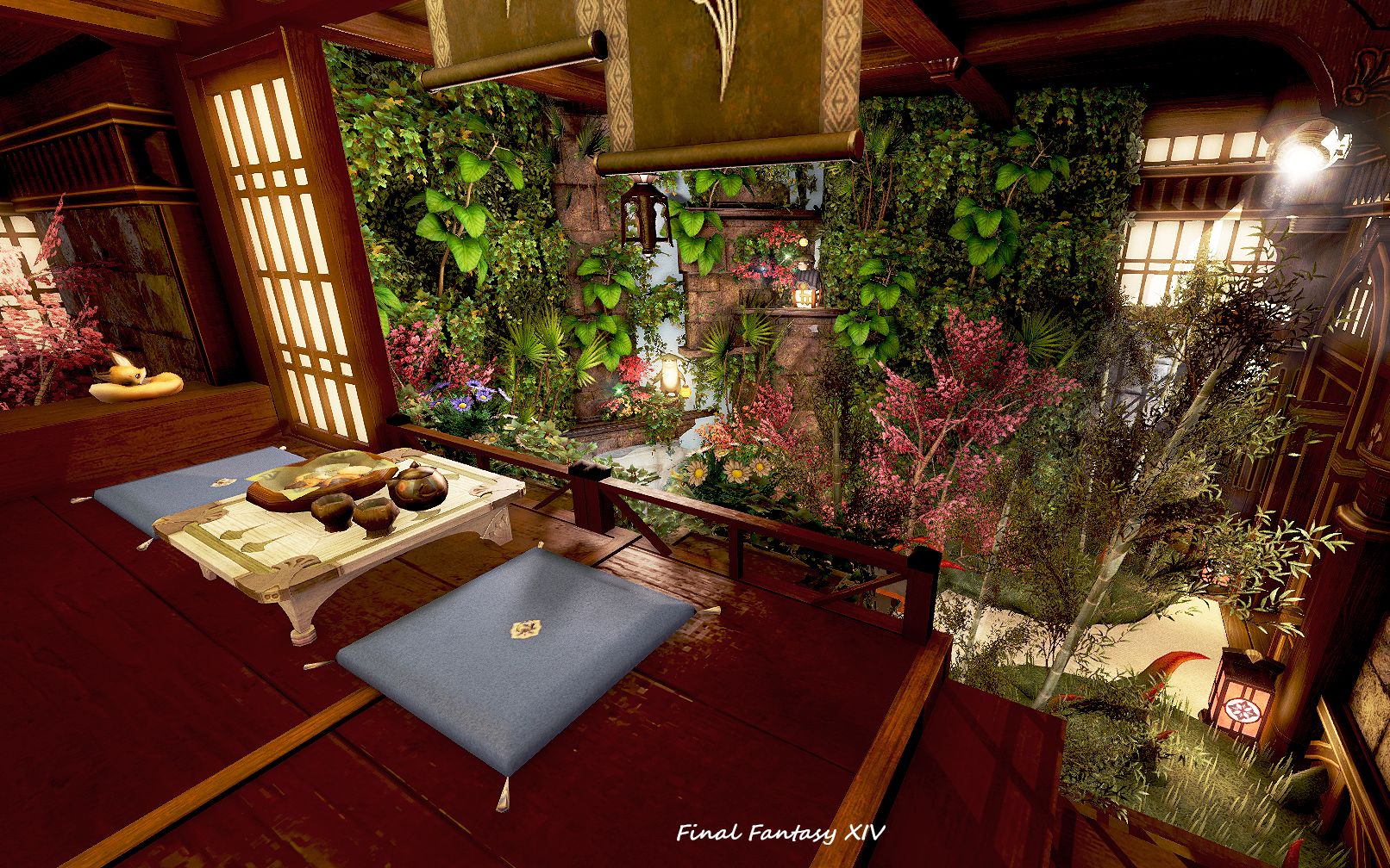 ff14装修s房带庭院的和风小居