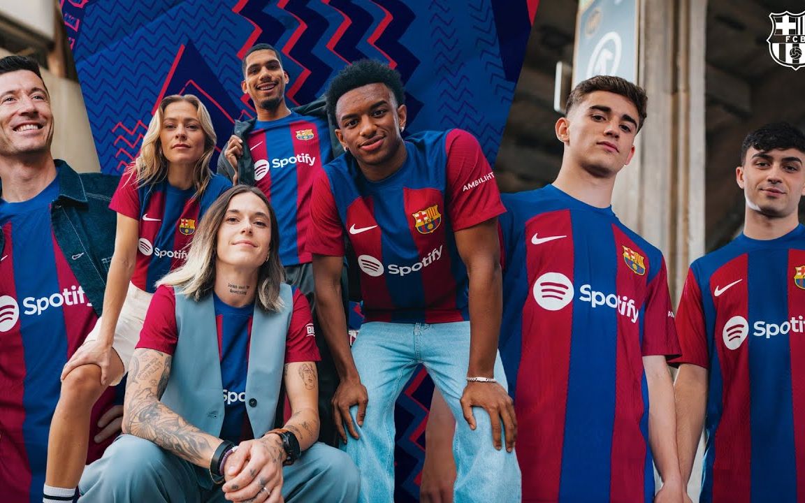 【内部视角】巴萨发布23/24赛季主场球衣