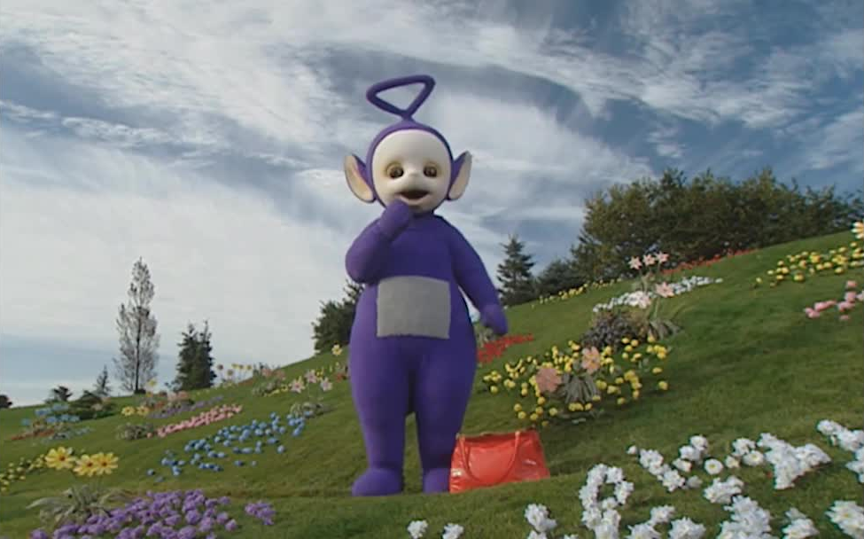 【天线宝宝英文原版】装满物品的包