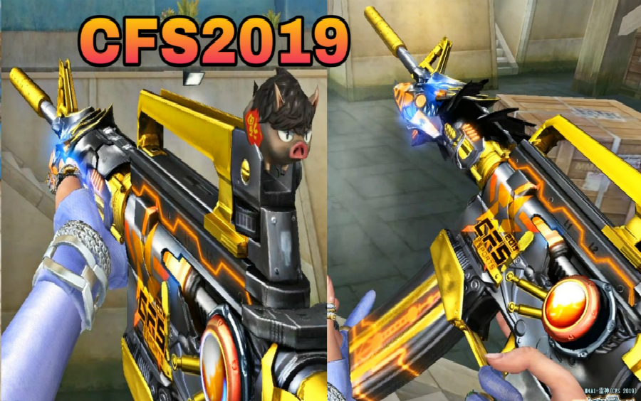 cf交易所45万动态特效皮肤"cfs2019 雷神",目前最稀有的雷神皮肤!