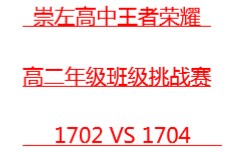 【王者荣耀】崇左高中走进春天班级挑战赛1702VS1704 争夺价值88元最终大奖!(OP 靓殇公会小韦)哔哩哔哩bilibili