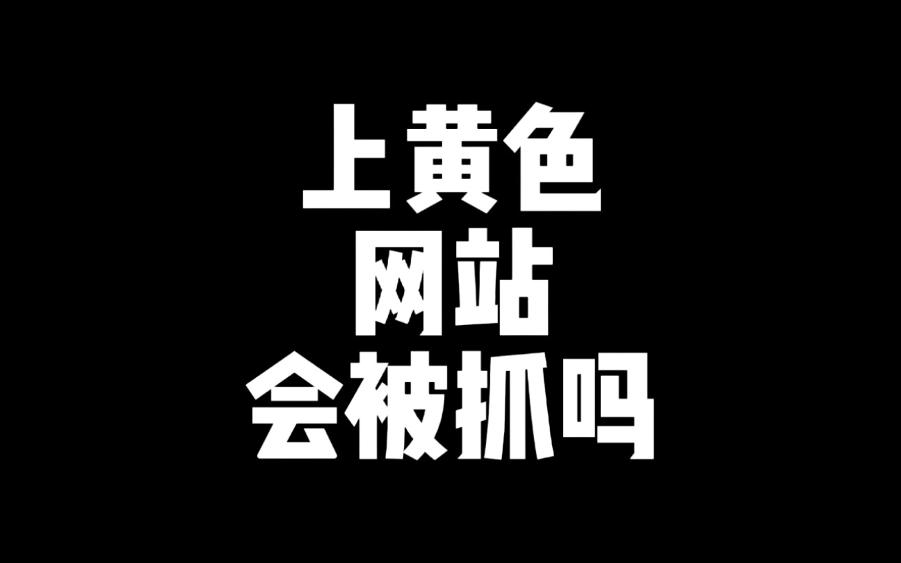 上黄x网站会被抓吗?哔哩哔哩bilibili