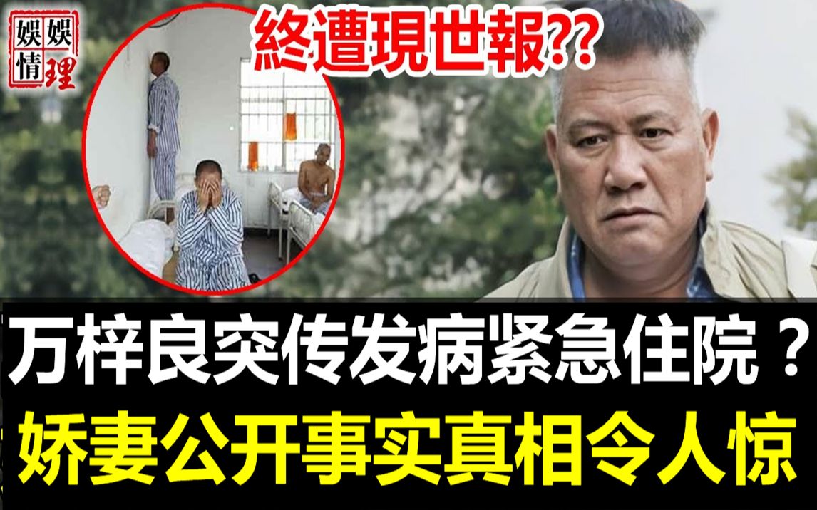 终遭现世报?65岁万梓良突传发病紧急住院?娇妻公开事实真相令人震惊,周星驰简直就是个......!【娱情娱理】哔哩哔哩bilibili