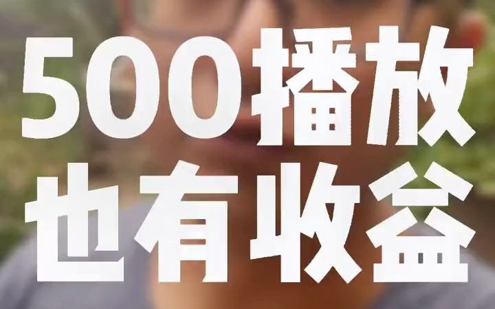 【自媒体从业分享】500播放量怎么去赚钱哔哩哔哩bilibili