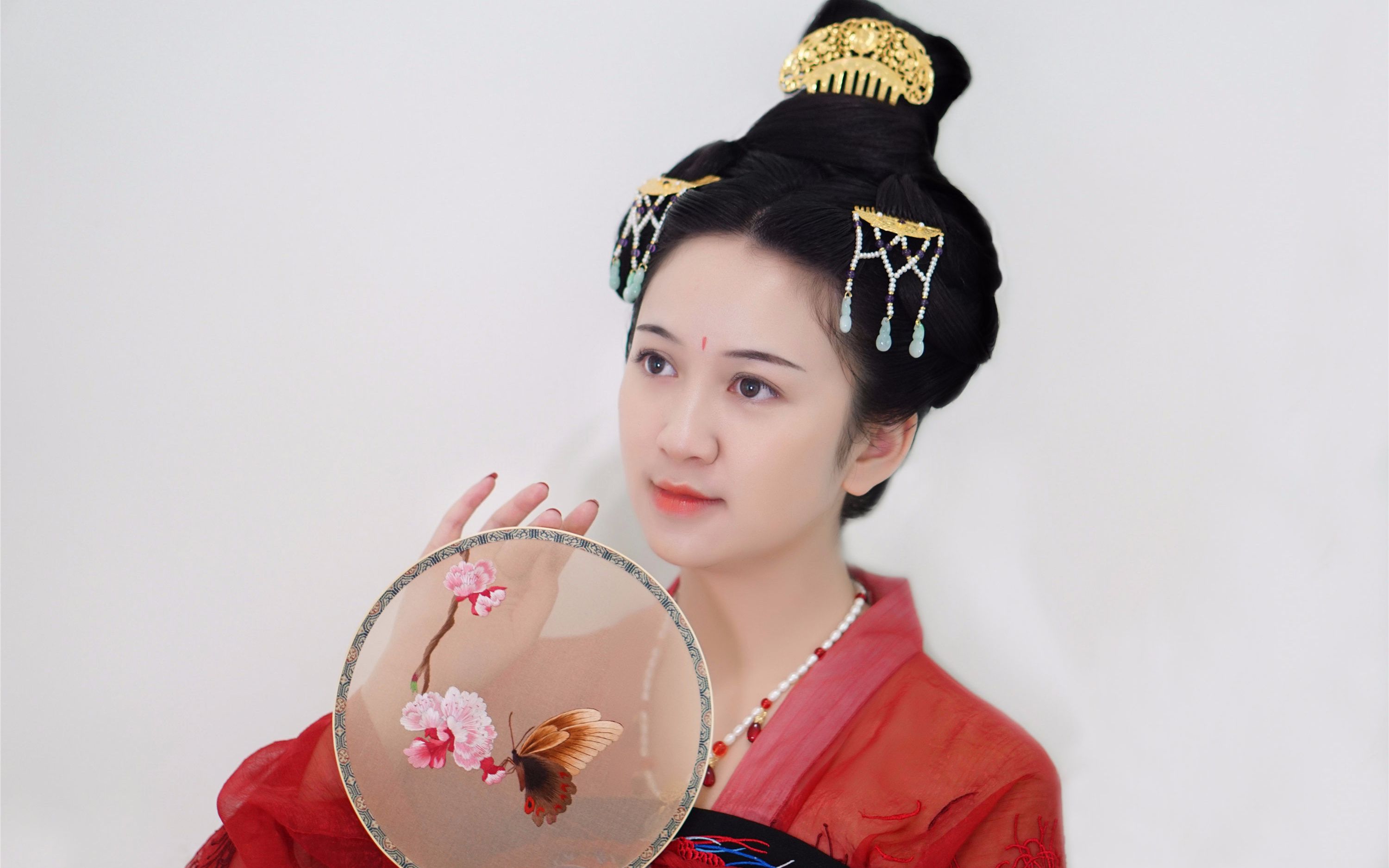 华丽丽的唐风发型