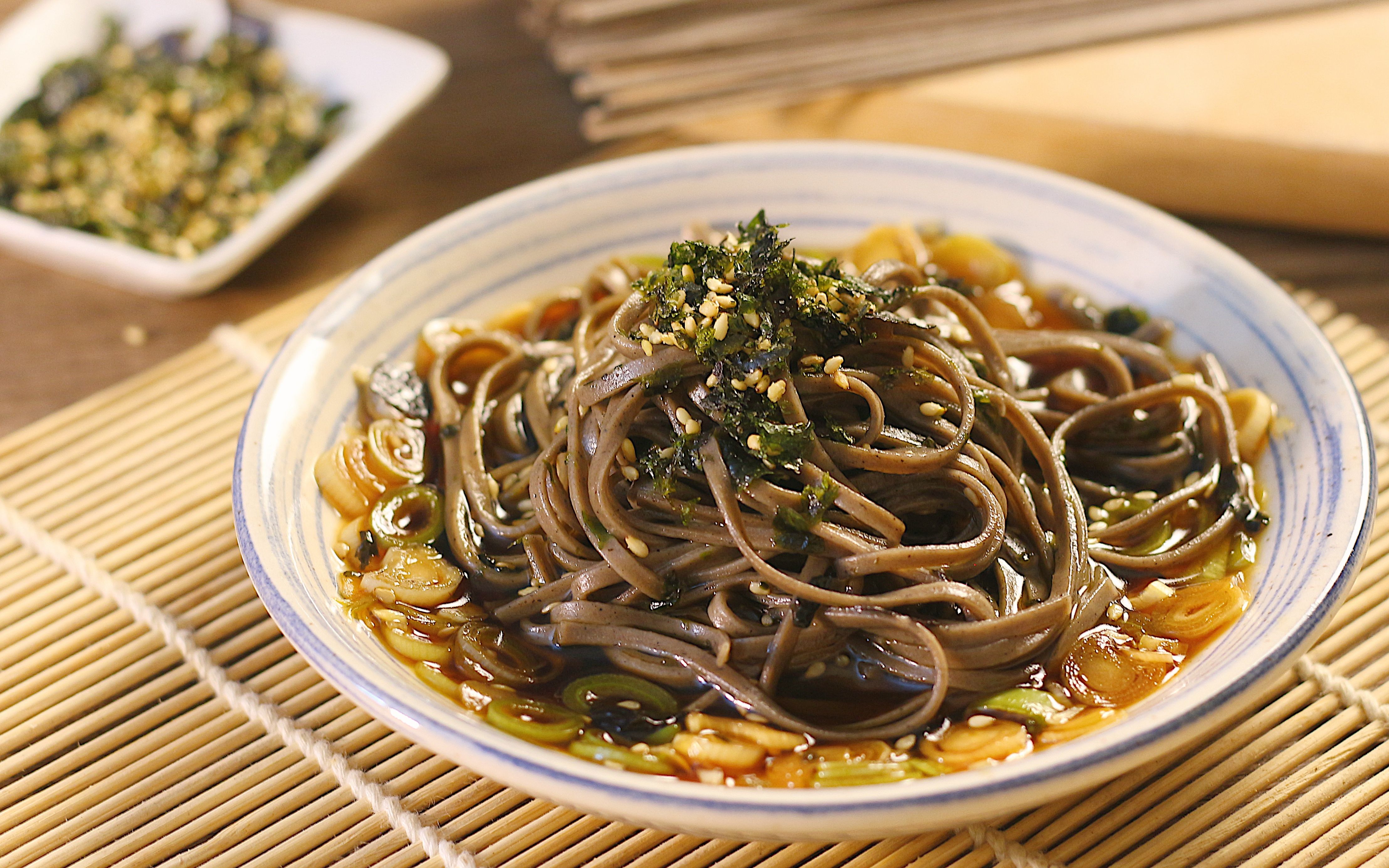 简易版有手就可以做的日式荞麦冷面