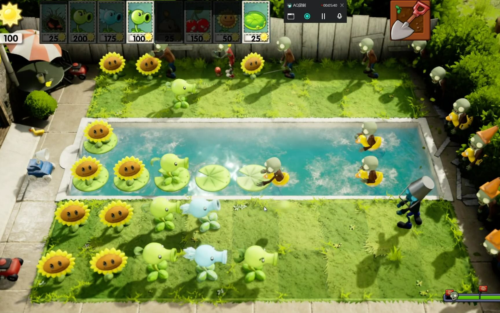 3d版植物大战僵尸这难度汗流浃背