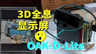 当裸眼3D全息显示屏接了OAK-D-Lite深度相机，这期应用有点贵！