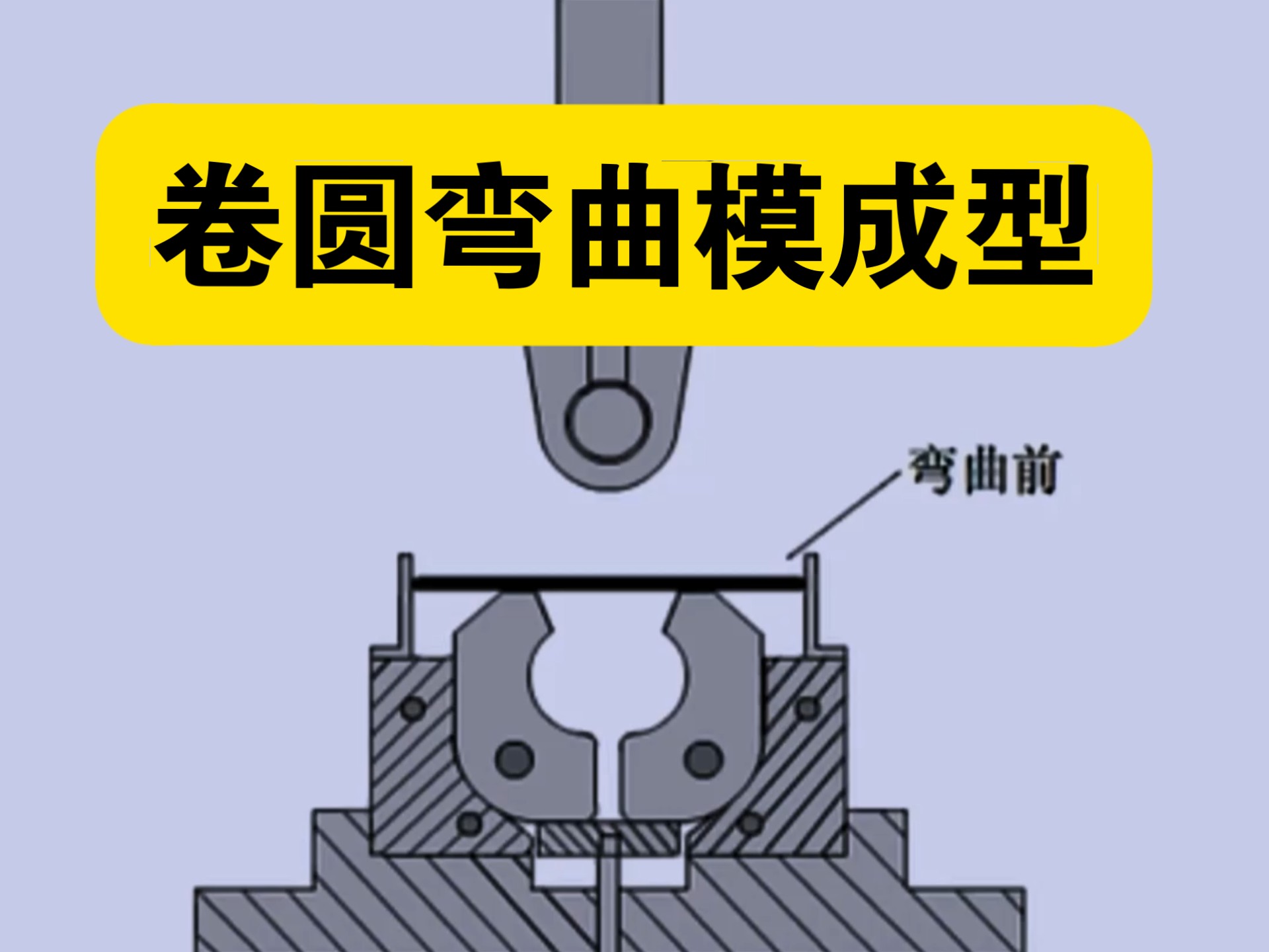 冲压卷圆弯曲模成型，展示了详细的工艺过程，大家觉得可以实现吗