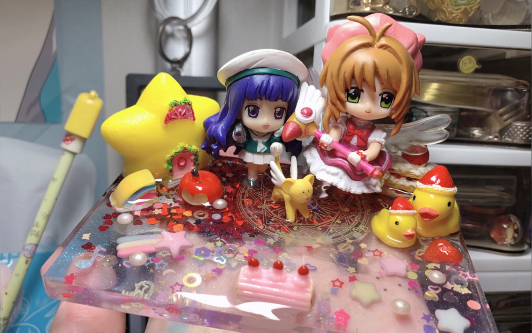 【滴胶】顾客宝宝发来的小盒蛋手办>w^ 这两天熬几十个小时熬到懵 偷