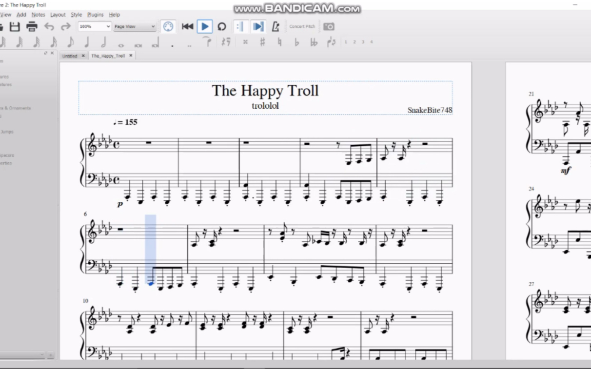 阿神那些战歌【the happy troll】钢琴独奏谱-含pdf