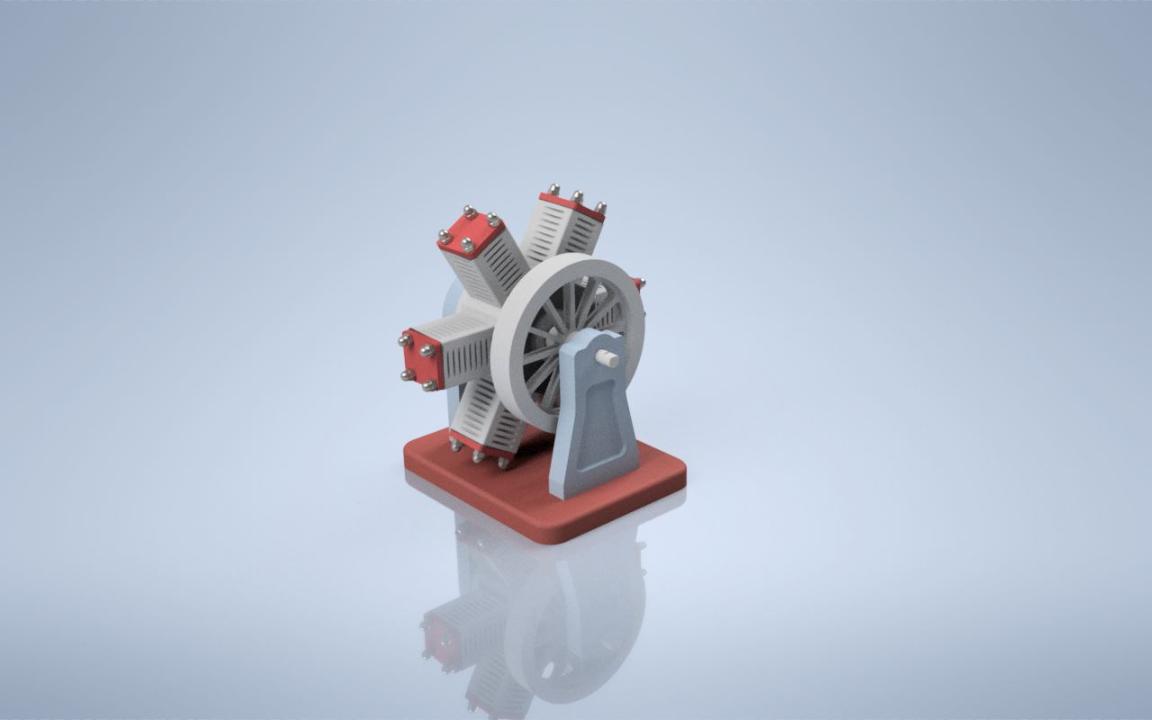 6缸发动机inventor动画