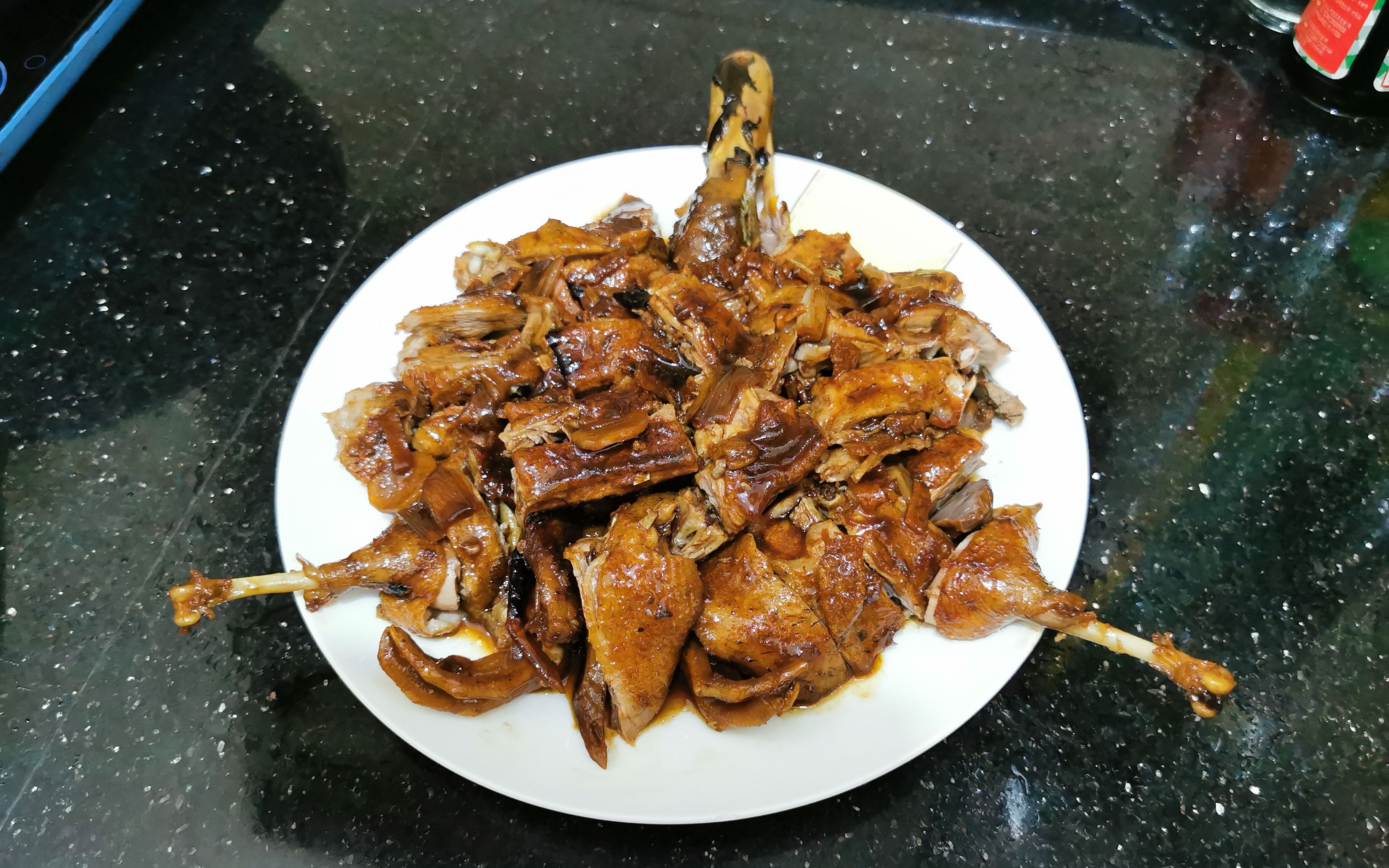 端午晚餐给自己做了个可乐陈皮鸭祝各位安康