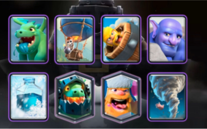 皇室战争冰球x冰龙乄