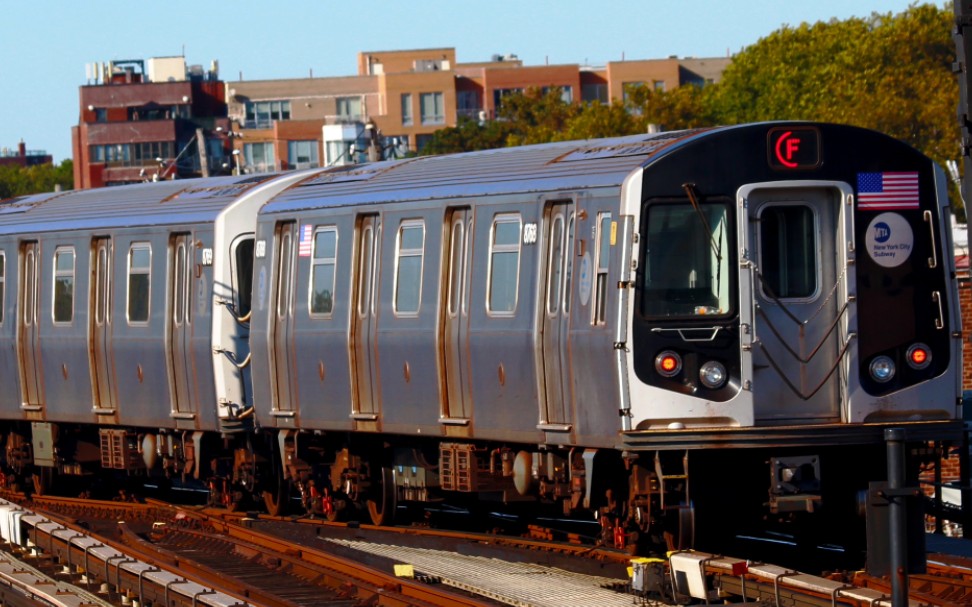 【铁路摄影】纽约地铁ind culver线信号改造特别服务:北行f车在church