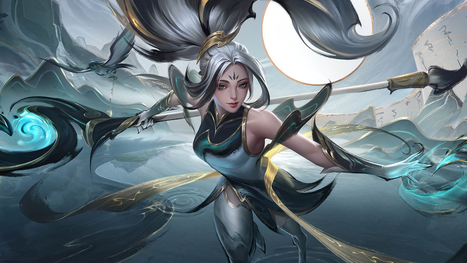 【英雄联盟手游】手游首发皮肤:「温雅墨曲 迦娜」(将于4月28日正式