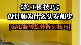 76.CAD旋转旋转阵列技巧