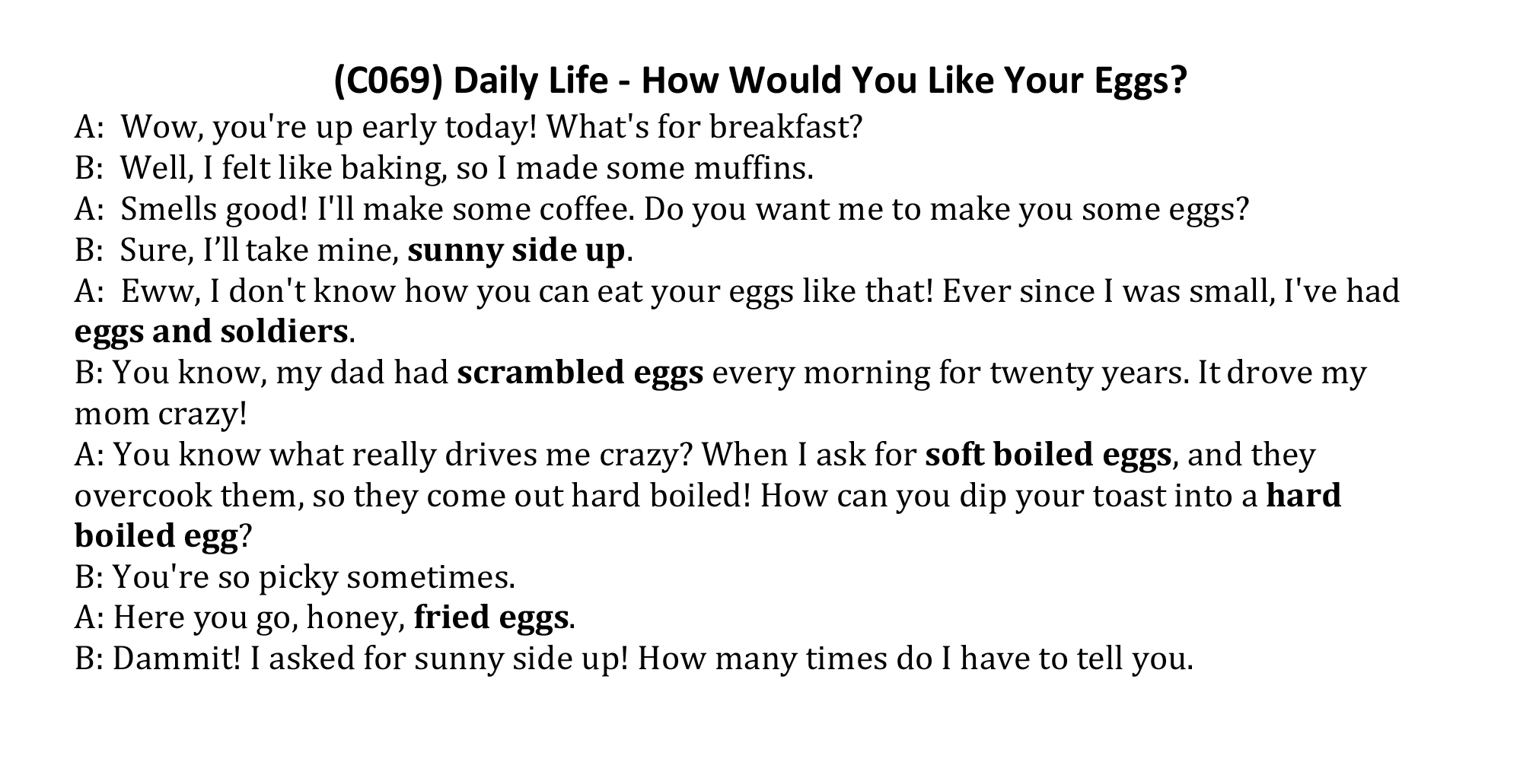 [图]C062 How would you like your eggs