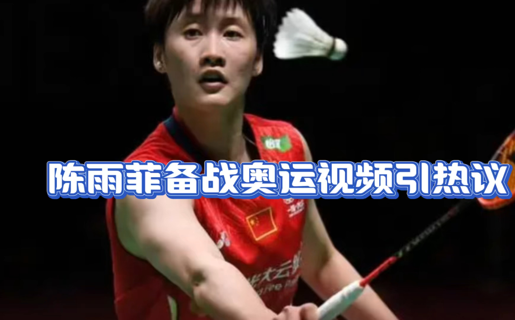 陈雨菲备战奥运视频引热议