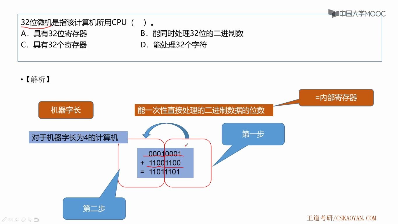 1.3.7选择题[7] 32位微机是指该计算...哔哩哔哩bilibili